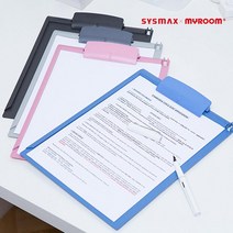 신B몰 시스맥스 A4 클립보드 그림판 결제판 레포트파일, 블랙