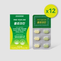 프로뉴트리션 클로라인 체지방감소 혈행개선 그린커피빈 은행잎추출물, 12개, 30정
