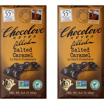 초코러브 솔티드 카라멜 인 다크 초콜릿, 90g, 2개