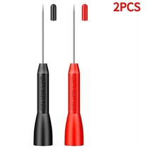NENG-PT2002 멀티미터 프로브 PVC 절연 피어싱 바늘 팁 비파괴 테스트 진단 도구 2 개, 01  2pcs 600V 10A