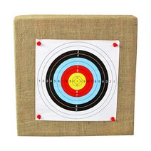 양궁 과녁판 거치대 실내 연습용 점수판 과녁지 화살, 60cm×60cm×12cm (양면 가능)