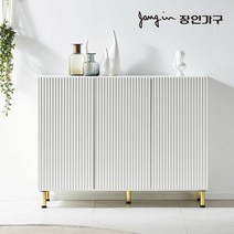 장인가구 아이브 보니타 템바보드 TV 높은 거실장 1200 다리형, 색상:러스틱 브라운