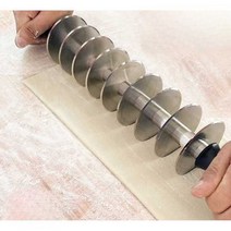 제빵 롤러커터 피자 파이 분할기 커팅기 휠 베이킹, 업그레이드된 2.5cm 피치 13라운드