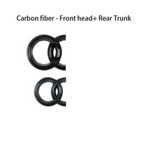 아우디 그릴 a1 a3 a4 a5 a6 a7 q2 q3 q5 자동차 부품 자동차 전면 abs 블랙 4 링, 탄소 섬유, a6 2019-2021용