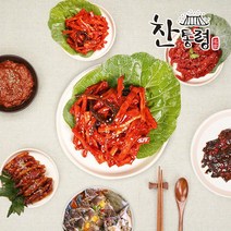 찬통령 수제 밥반찬 골라담기 30종 세트 무침반찬 절임반찬 게장 새우장, 03.쥐포 어채무침, 1개, 200g