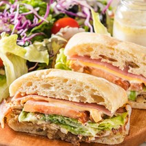 사그담 [여름]베이컨 샌드위치 & 샐러드, 단품