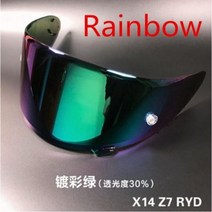 오토바이 풀페이스헬멧 SHOEI X 14 헬멧 X-14 녹색 풀 페이스 레이싱 모터사이클 ECE 안전모, XXL, 6 렌즈