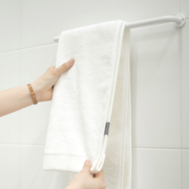 손잡이1번가 수건걸이 다용도걸이 행거 2size, 블랙(무광), 소(400mm), 1개