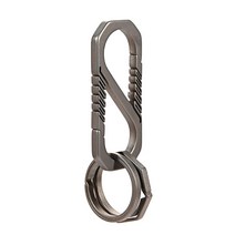 캠핑장비 내구성 티타늄 합금 키 체인 자동차 홀더 야외 Carabiner 봄 스냅 후크 클립 배낭, t3, 05 T3