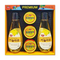 동원 혼합7호 참치3캔 카놀라유2병 선물세트 명절선물 답례품 판촉, 1세트