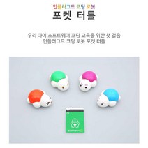 베이직 코딩교육 첫걸음 미니 거북이 로봇 어린이과학 학교, 그린