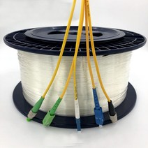 FTTH SC FC LC 1KM OTDR 발사 케이블 상자 섬유 반지 G652D SINGLEMODE 단 하나 벌거 벗은 디스크, SC APC-UPC