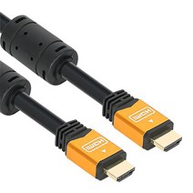 강원전자 넷메이트 NMC-HQ02Z 골드 메탈 HDMI 케이블 (v2.0 2m), 2m, 1개