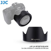 Canon rf35mm f1.8 매크로 용 jjc 가역 렌즈 후드 어댑터 링 canon eos r5 r6 r rp ra c70 카메라 액세서리의 stm 렌즈