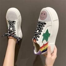 여성 보드화 캐주얼 통굽 운동화 스키니즈 데일리 신발 WZB
