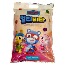 꼬마히어로 슈퍼잭 멀티비타 어린이 비타민 캔디 복숭아맛 1000정 1개