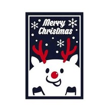 성탄 교회 성탄절 스티커 장식 네모 성탄 교회 성탄절 루돌프