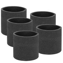 호환용 대부분의 Shop-Vac Vacmaster 및 Genie Shop 진공 청소기에 적합한 90585 폼 세트 VF2001 필터 5, 01 Gray, 01 Gray