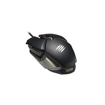매드캣츠 RAT 8조정가능유선 게이밍 마우스 16000 DPI 11개의 프로그램가능버튼 직접 저장된 4개의 사용자 프로필 RGB LED 추가 팜레스트 핑키 지원 검은색, B.A.T. 6+Mad Catz