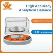 0.01g 전자 디지털 저울 실험실 분석 정밀 300g/500g/600g/1Kg/2Kg/3Kg 주방, 600g 0.01g_220V | Eu