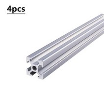 3D프린터 CNC 알루미늄 프로파일 2020 압출 100mm1000mm EU 표준 3D 프린터 부품 양극 와이어 가이드, 150mm+2020 4pcs