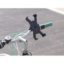 배달라이더 원터치 각도조절 스마트폰 거치대 킥보드 유모차 전동차 바이크