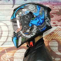 쇼에이 헬멧 풀페이스 시스템 오픈페이스 클래식 agv LVS 오토바이 헬멧 풀 페이스 듀얼 렌즈 개방형 안전, 19 c4