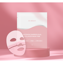 LIVE 듀얼 콜라겐 마스크 핑크 4개입 107980, 10박스