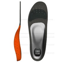 한국산 OSOTIX 탄소섬유 카본파이버 아치 서포트 기능성인솔, L (255~270 mm)