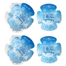 안전닷컴 헬멧 시원한 쿨팩 안전모 다용도 아이스팩, 4개