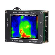 열화상기 발열체크 비접촉온도측정 Simple Thermal Imager Resolution Clear Definition Imaging Camera 2., 01 Black
