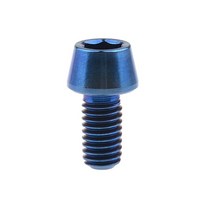 M6 10mm - 40mm 티타늄 알렌 키 테이퍼 헤드 볼트 자전거 헤드셋 브레이크 나사 스크류, Blue, 20mm