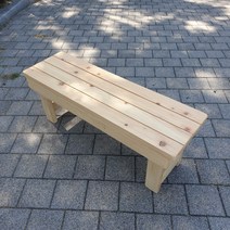 원목벤치 편백나무 벤치 야외용 실내용 3인용 1200mm, 1500mm