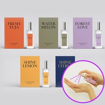 엣 이즈 아로마 손소독제 스프레이 30ml, 샤인시트러스(블루)