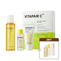 네이처리퍼블릭 비타페어C 잡티세럼 대용량90ml 기획세트 + GIFT 콤부차 결개선 키트 증정 미백 90ml 세럼90ml 토너30ml +폼 30ml 117598, [추석기획] 기획세트+콤부차키트+쇼핑백