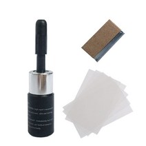 DIY 자동차 창 수리 도구 자동차 앞 유리 수리 도구 창 유리 경화 접착제 자동 유리 스크래치 균열 복원 키트 1Set 2020, black