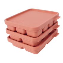 홍스파파 플래티넘 실리콘 이유식 큐브 이유식 준비물 얼음틀 아이스몰드 아이스 트레이 실리콘 몰드 마늘틀, 12구(30ml), 인디핑크