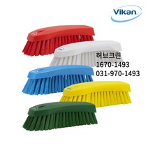 바이칸 허브크린 16701493 핸드솔 대형 컨베이어벨트 청소 세척 이물질 찌든때제거 하드타입브러쉬 넓은간격 빠른건조, 5. 핸드솔 대형 (노랑) 1개