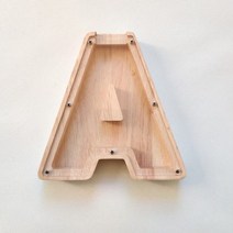 미니 저금통 금고 돼지 지폐 모양의 나무 동전 절약 항아리 저장 탱크 나무 기념품 공예, A