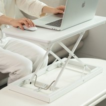 졸음방지 서서 공부하는 쓰는 노트북 스탠딩 책상, 블랙