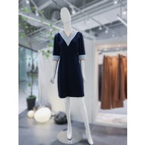 코인코즈 브이넥 배색 원피스 DW2MO311(1967918)
