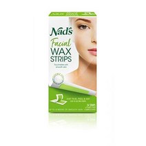 Nads Facial Wax Strips (Pack of 2) - Hypoallergenic All Skin Types - Facial Hair Removal For Women, One Color_One Size, One Color_One Size, 상세 설명 참조0