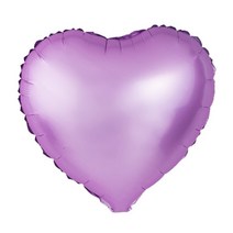 바보사랑 (원팩) 18인치 하트은박 새틴럭스 (21컬러) partypang.파티팡, 상세설명 참조, 새틴라일락