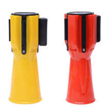 끼우는 차단봉 바리게이트 벨트 바리케이트 주차 접근 금지, 빨강