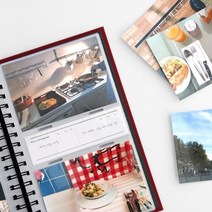 여행 추억보관함 사진앨범 메모노트 초음파사진정리 디자인앨범 대형앨범, 라이트 그레이