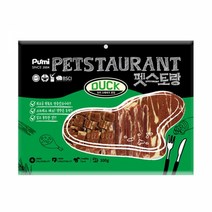 푸르미 펫스토랑 오리 혼합 300 강아지 간식 반려견 마른간식 훈련 댕댕이