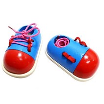 유아 감각발달 끈묶기놀이 실꿰기신발 도형놀이 블록완구 퍼즐블록 그림