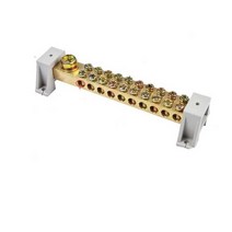 분전판 부스바 접지용 배전함 기계실 컨트롤 박스 단자 판넬 전선 자재 고전력, 06 12X18 복렬(4홀)브래킷 포함