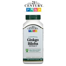 21세기 센트리 징코 빌로바 베지캡슐 200정 Ginkgo Biloba 은행나무잎 센추리