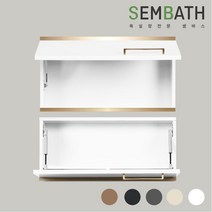 샘바스 더뉴보니 상부장 플랩장 상단장(W600xH320) 하단장(W600xH270), 다크그레이, A타입(상단장 W600xH320), 더형골드, 1개